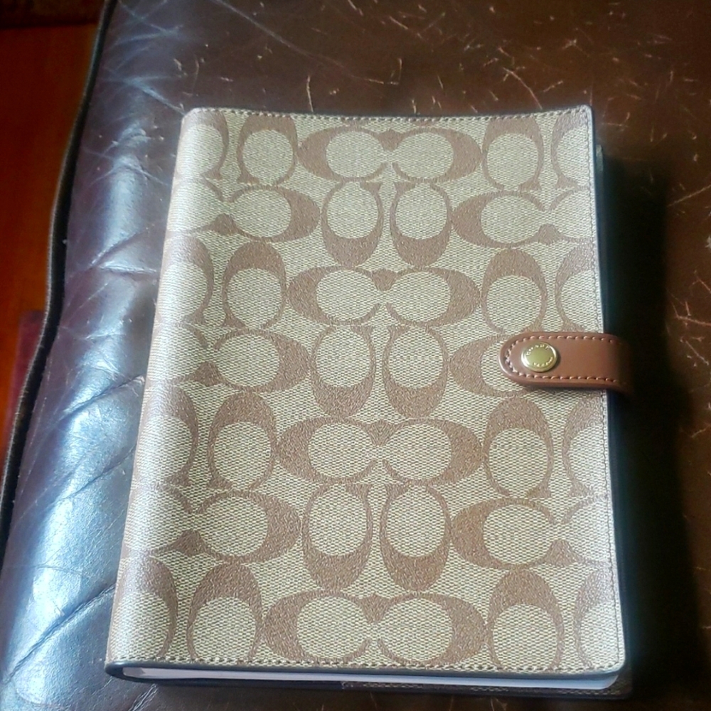 Authentic COACH NOTEBOOK-NEW